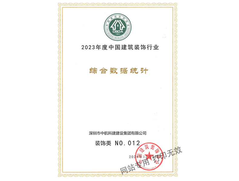 2023年度百?gòu)?qiáng)排名（裝飾類(lèi)）